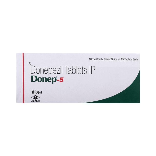 Donep 5mg Strip Of 15 Tablets