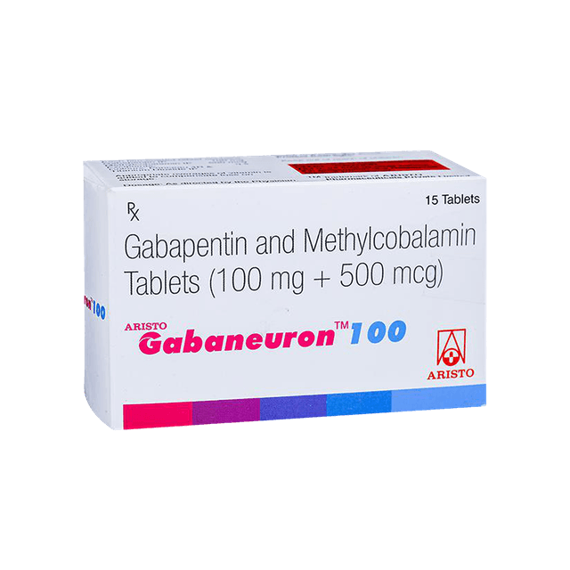 Gabaneuron 100mg/500mcg Strip Of 15 Tablets