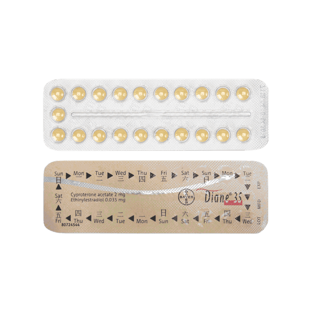 Diane 35mg Strip Of 21 Tablets