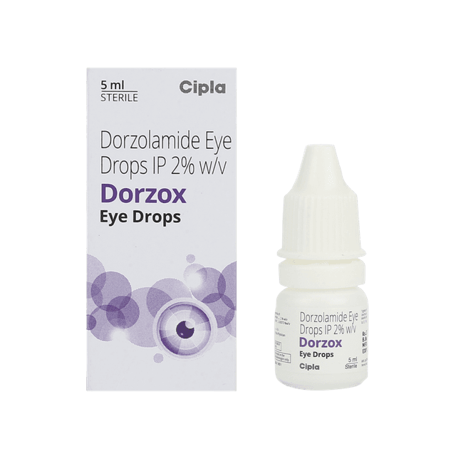 Dorzox Bottle Of 5ml Eye Drops