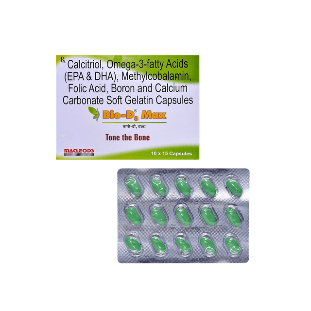 Bio D3 Max Strip Of 15 Capsules