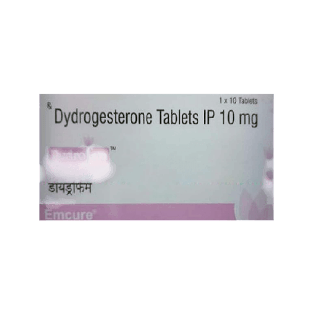 Dydrofem 10mg Strip Of 10 Tablets
