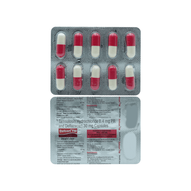 Defcort Tm Strip Of 10 Capsules