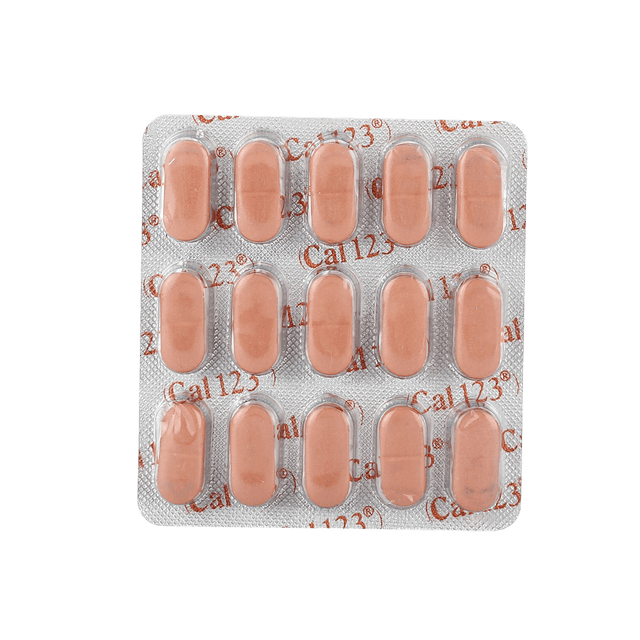 Cal 123 Strip Of 15 Tablets
