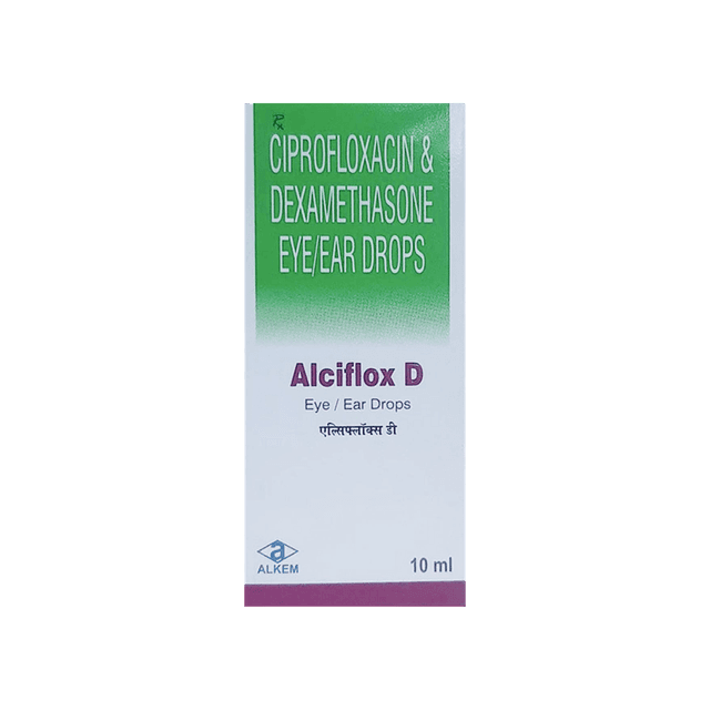 Alciflox D 10ml Bottle Of Eye/ear Drops
