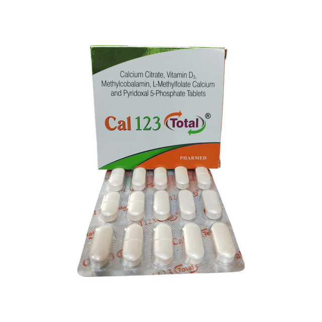 Cal 123 Total Strip Of 15 Tablets