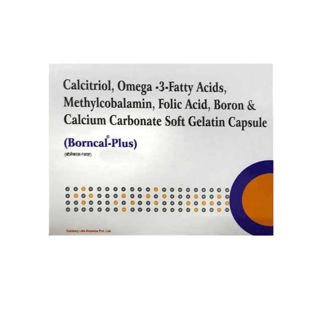 Borncal Plus Strip Of 10 Capsules