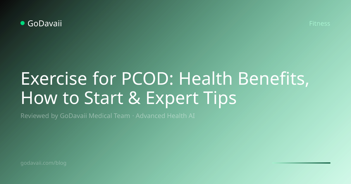 Exercise for PCOD: Health Benefits, How to Start | GoDavaii