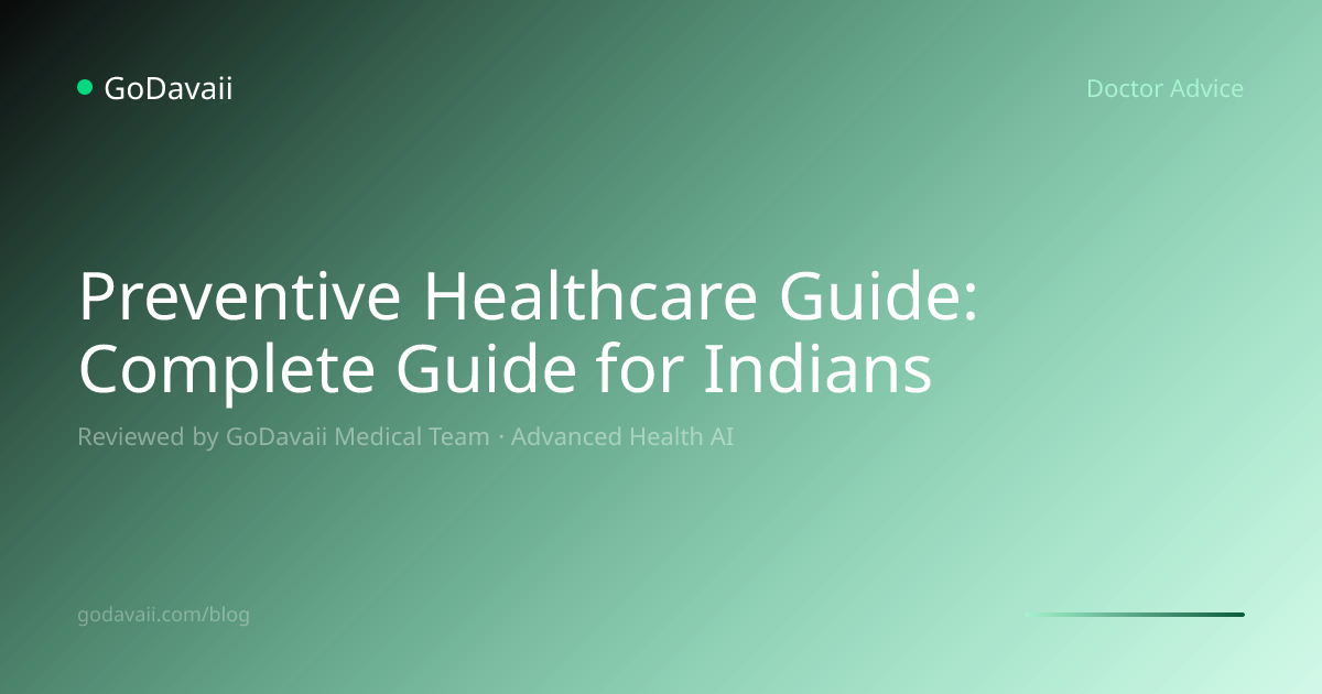 Preventive Healthcare Guide: Complete Guide for | GoDavaii
